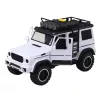LEAN TOYS Offroad-Fahrzeug mit Pferdeanhänger, Figur, Lichtern und Geräuschen
