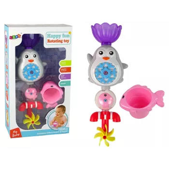 LEAN TOYS Pinguin-Badespielzeug für Kinder