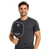 LEAN TOYS Pickleball Tennis Badminton Schläger Set mit 2 Bällen Schwarz und Grau