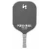 LEAN TOYS Pickleball Tennis Badminton Schläger Set mit 2 Bällen Schwarz und Grau