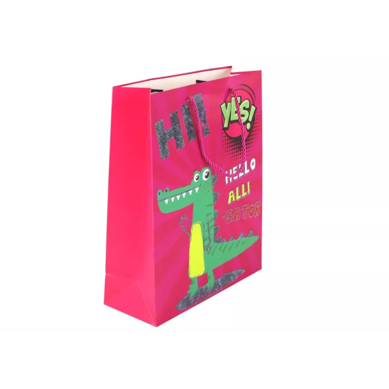 LEAN TOYS Rosa Papiertragetasche 32cm x 26cm x 10cm