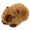 LEAN TOYS Plüsch-Capybara Tiermaskottchen Kuscheltier Braun 16 cm