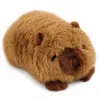 LEAN TOYS Plüsch-Capybara Tiermaskottchen Kuscheltier Braun 16 cm