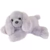 LEAN TOYS Plüsch Cocker Spaniel Hund mit beschwerten Pfoten, Grau, 30 cm