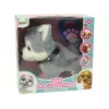LEAN TOYS Plüschhund interaktiv pädagogisch Leine Lieder Spaziergänge