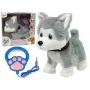 LEAN TOYS Plüschhund interaktiv pädagogisch Leine Lieder Spaziergänge