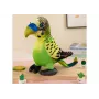 LEAN TOYS Plüsch-Grüner-Papagei-Maskottchen 20 cm