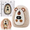 LEAN TOYS Plüsch-Igel Handwärmer Wiederaufladbar Beige 45°C / 55°C / 65°C
