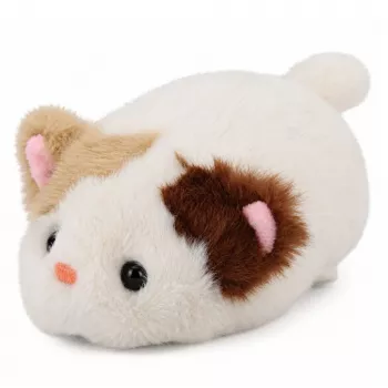 LEAN TOYS Plüschkätzchen Maskottchen Kuscheltier Weich Klein Weiß 16 cm