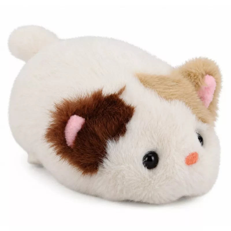 LEAN TOYS Plüschkätzchen Maskottchen Kuscheltier Weich Klein Weiß 16 cm