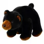 LEAN TOYS Plüsch-Maskottchen Kuscheltier Schwarzer Bär 28cm