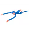 LEAN TOYS Plüschaffe Maskottchen mit Sound, Blau 80 cm