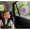 LEAN TOYS Plüsch-Oktopus-Spielzeug mit Saugnapf, Lila, 16 cm
