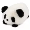 LEAN TOYS Plüsch-Panda Kuscheltier Schwarz und Weiß 16 cm