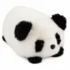 LEAN TOYS Plüsch-Panda Kuscheltier Schwarz und Weiß 16 cm