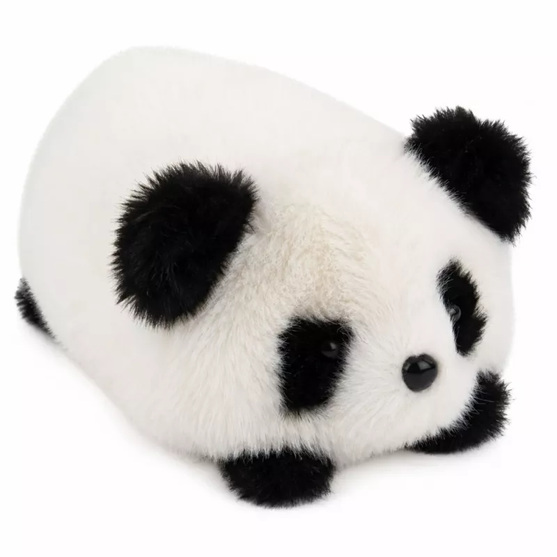 LEAN TOYS Plüsch-Panda Kuscheltier Schwarz und Weiß 16 cm
