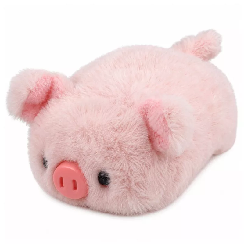 LEAN TOYS Plüschschwein Maskottchen Weiches Kuscheltier Rosa 16 cm
