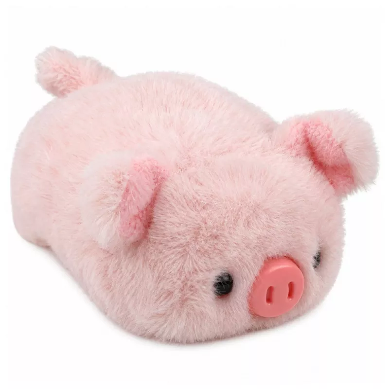 LEAN TOYS Plüschschwein Maskottchen Weiches Kuscheltier Rosa 16 cm