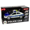 LEAN TOYS Polizeiauto 1:14 Reibungsantrieb Sounds Licht Silber