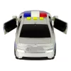 LEAN TOYS Polizeiauto 1:14 Reibungsantrieb Sounds Licht Silber