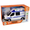 LEAN TOYS Polizeiauto mit Reibungsantrieb, Sound und Licht