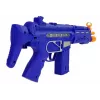 LEAN TOYS Polizei-Set mit Waffe und Abzeichen, Marineblau, Sound- und Lichteffekte, 37 cm