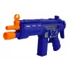 LEAN TOYS Polizei-Set mit Waffe und Abzeichen, Marineblau, Sound- und Lichteffekte, 37 cm