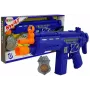 LEAN TOYS Polizei-Set mit Waffe und Abzeichen, Marineblau, Sound- und Lichteffekte, 37 cm