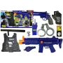 LEAN TOYS Polizei Spielset Rassel-Lotterie