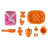 LEAN TOYS Schwangere Babypuppe mit langen Haaren und Zubehör