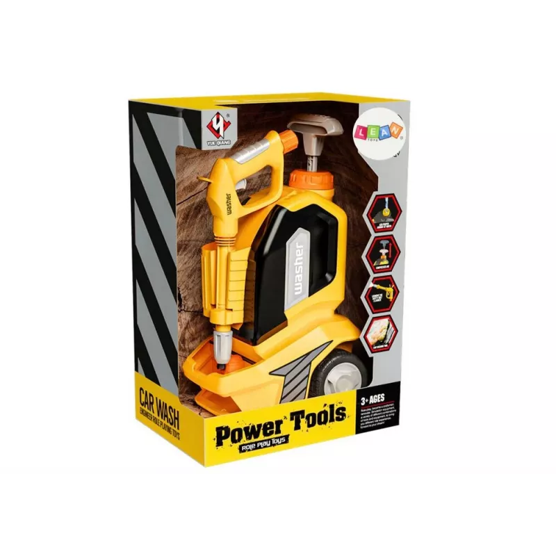 LEAN TOYS Druckreiniger für Kinder – Spielzeug-Reinigungsset mit Tuch, Schwamm & Abzieher, Handpumpe, 750 ml, ab 3 Jahren