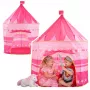 LEAN TOYS Princess Palace Spielzelt für kleine Prinzessinnen Pink 135 x 105 cm
