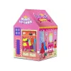 LEAN TOYS Prinzessinnen-Zelt für Kinder, Beauty-Salon, Rosa, Zubehör, Krone