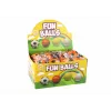 LEAN TOYS PU Football mit Jojo-Radierer zum Hüpfen, 6 cm, Orange