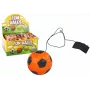 LEAN TOYS PU Football mit Jojo-Radierer zum Hüpfen, 6 cm, Orange