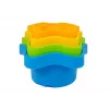 LEAN TOYS Pyramidenbecher für Babys Asterisks