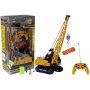 LEAN TOYS R/C Kran mit bewegbarem Arm und Lichtern