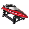 LEAN TOYS R/C Fernsteuerungs-Motorboot 2,4G Rot 20-25 km/h