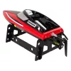 LEAN TOYS R/C Fernsteuerungs-Motorboot 2,4G Rot 20-25 km/h
