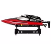 LEAN TOYS R/C Fernsteuerungs-Motorboot 2,4G Rot 20-25 km/h