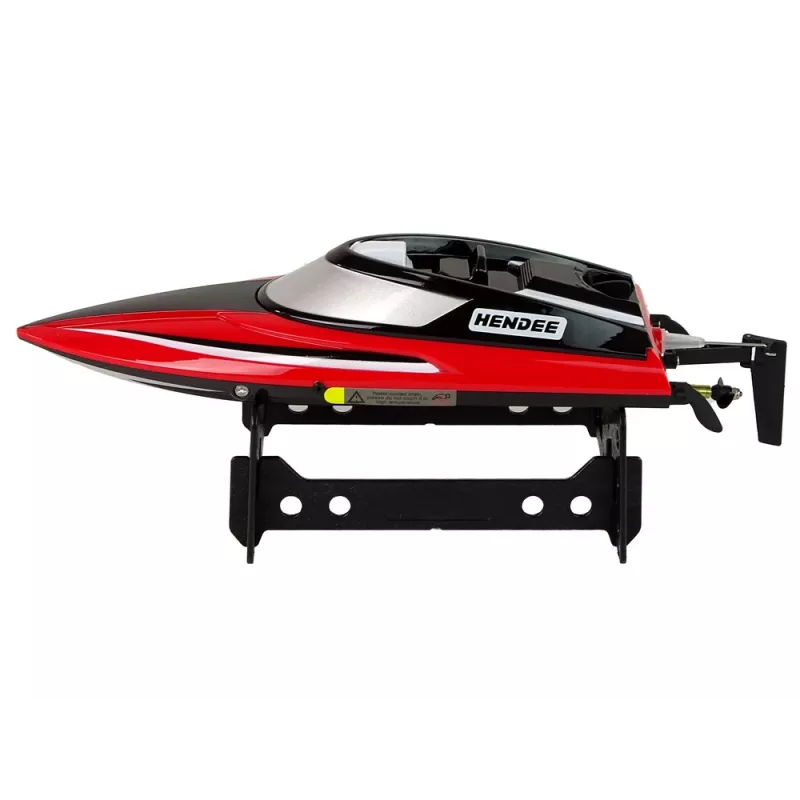 LEAN TOYS R/C Fernsteuerungs-Motorboot 2,4G Rot 20-25 km/h