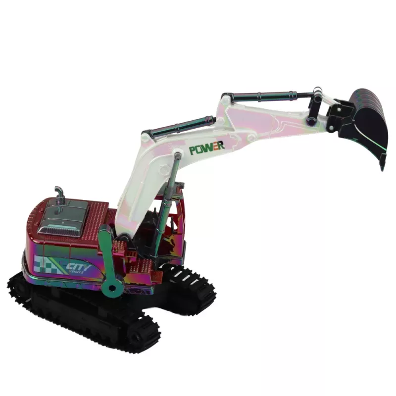 LEAN TOYS RC Crawler Bagger mit bewegbarem Arm und Beleuchtung 1:14