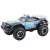 LEAN TOYS RC Off-Road Polizeiauto 1:8 Schwarz