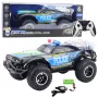 LEAN TOYS RC Off-Road Polizeiauto 1:8 Schwarz