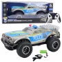 LEAN TOYS RC Off-Road Polizeiauto 1:8 Silber