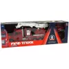 LEAN TOYS Feuerwehr-Fernsteuerauto 2.4G mit Licht und Sound Rot