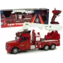 LEAN TOYS Feuerwehr-Fernsteuerauto 2.4G mit Licht und Sound Rot