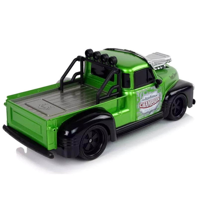 LEAN TOYS Ferngesteuerter 1:18 Grüner Pick-up Truck