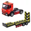 LEAN TOYS Ferngesteuertes Auto-Transporter-Set 1:16 – RC-Abschleppwagen & roter Sportwagen (22707)