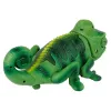 LEAN TOYS ferngesteuertes Chamäleon grünes Licht 28 cm